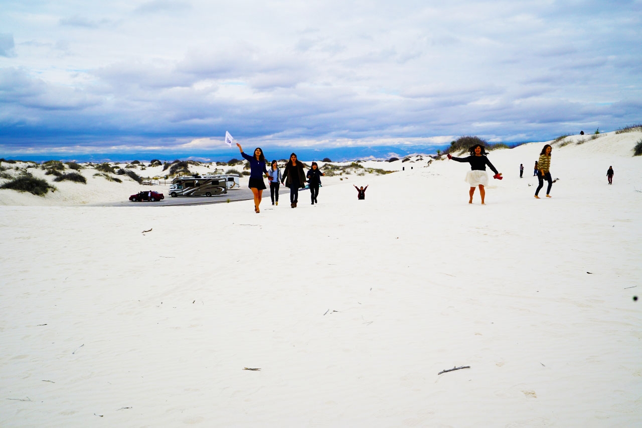 ホワイトサンズ国定記念物　アメリカ　White Sands National Monument