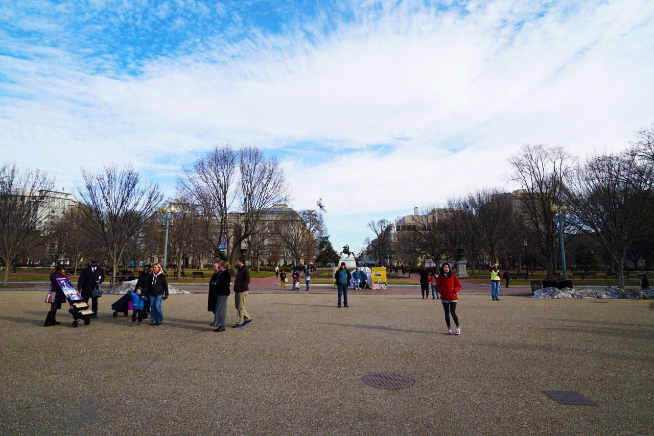 ホワイトハウス　アメリカ横断ツアーでいった　The White House