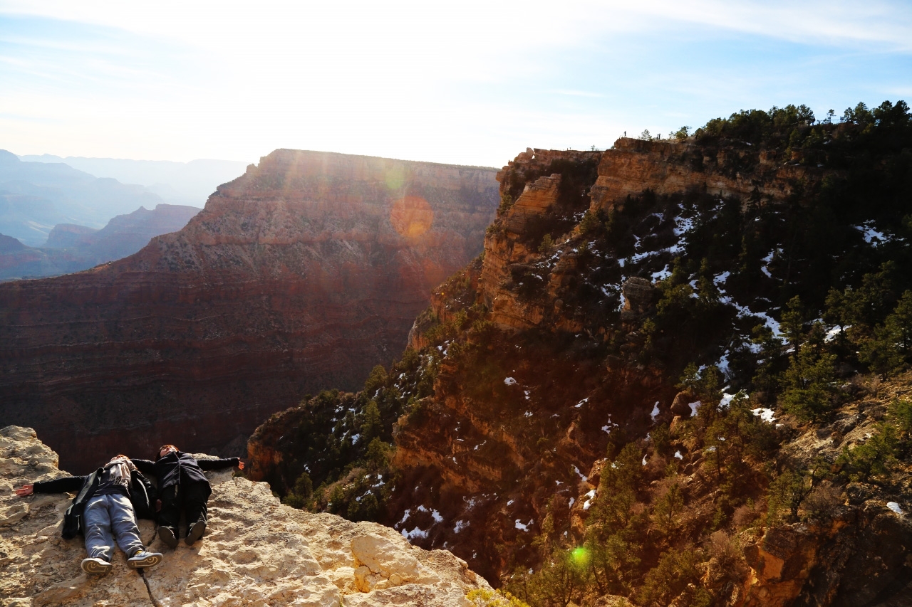 グランドキャニオン　アリゾナ　アメリカ横断ツアー　Grand Canyon ARIZONA